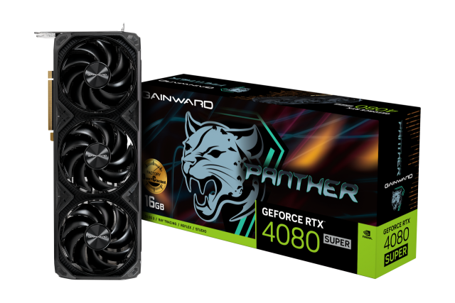 Видео карта GAINWARD GeForce RTX 4080 SUPER Panther OC, 16GB GDDR6X, 256-bits, HDMI, 3x DP