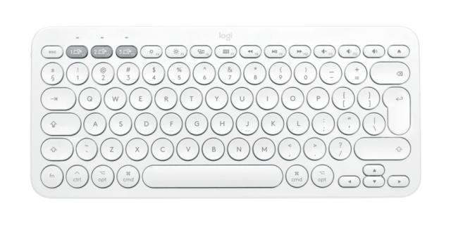 Клавиатура Logitech K380, for Mac, Bluetooth, компактна, бяла, US