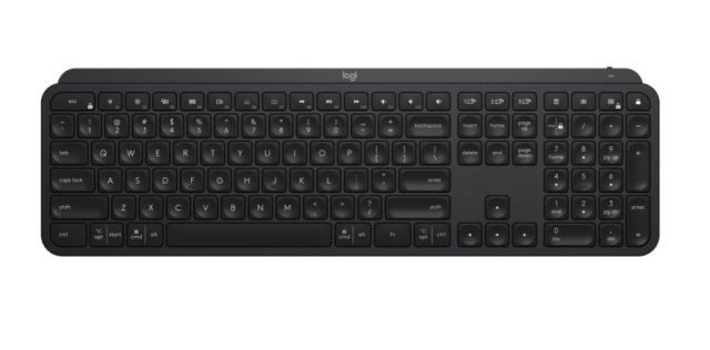 Клавиатура Logitech MX Keys Advanced Wireless Illuminated Keyboard - GRAPHITE - US INT'L - 2.4GHZ/BT - N/A - INTNL