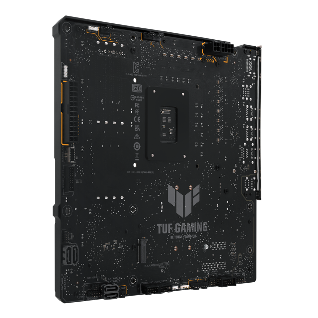 Дънна платка ASUS TUF GAMING B760M-BTF WIFI DDR5, B760, LGA1700, DDR5, PCI-E 5.0, 3x M.2, 4x SATA 6Gb/s, Wi-Fi 6, Bluetooth, HDMI, DP, mATX