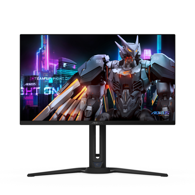 Монитор GIGABYTE AORUS FO27Q3, 27.0" (68.58 cm) QD-OLED, 2K QHD, 360Hz, 0.03ms, Vesa ClearMR 13000, HDR 400, 2x HDMI, 1x DP, 1x USB Type-C