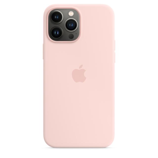 Калъф Apple iPhone 13 Pro Max Silicone Case with MagSafe – Chalk Pink