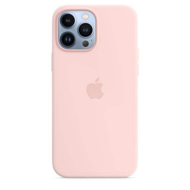 Калъф Apple iPhone 13 Pro Max Silicone Case with MagSafe – Chalk Pink