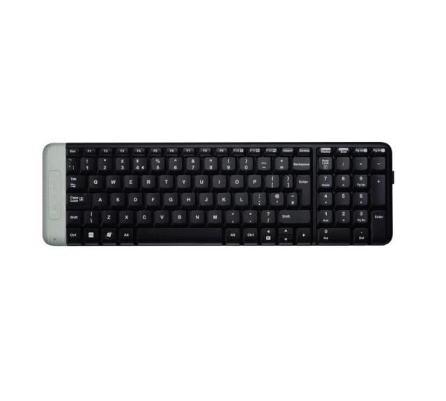 Клавиатура Logitech K230, Wireless, компактна, черна