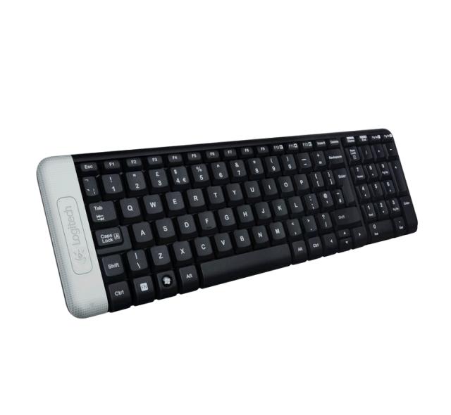 Клавиатура Logitech K230, Wireless, компактна, черна