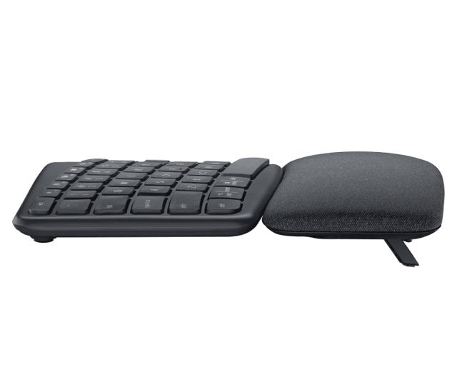 Клавиатура Logitech ERGO K860, Wireless/Bluetooth, черна