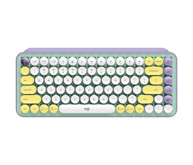 Клавиатура Logitech POP Keys Wireless Mechanical Keyboard With Emoji Keys - DAYDREAM_MINT - US INT'L - INTNL