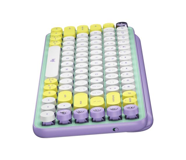 Клавиатура Logitech POP Keys Wireless Mechanical Keyboard With Emoji Keys - DAYDREAM_MINT - US INT'L - INTNL