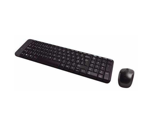 Комплект клавиатура и мишка Logitech MK220 Wireless, безжични, черни