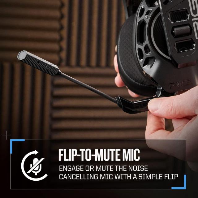 Геймърски слушалки NACON RIG 500 PRO HC V2, 3.5 mm жак, Black