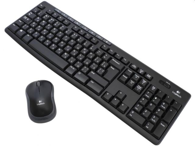 Комплект клавиатура и мишка Logitech MK270 (BG) Wireless, безжични, черни