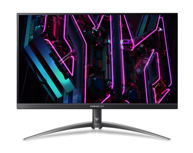 Монитор Acer Predator XB273UV3BMIIPRZX, 27" (68.58 cm), QHD IPS, 180Hz, 1ms, 400cd/m2, VGA, HDMI, DP