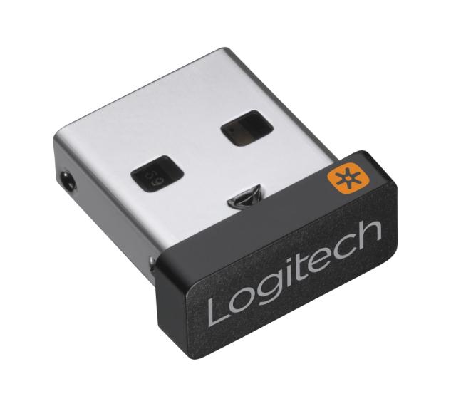 Адаптер Logitech USB Unifying Receiver, до 6 устройства едновременно, 2.4GHz