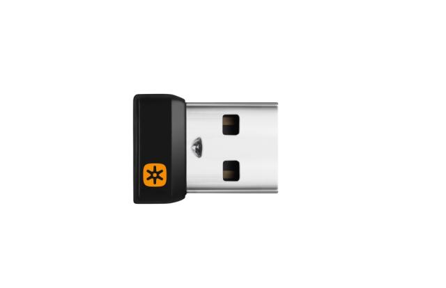 Адаптер Logitech USB Unifying Receiver, до 6 устройства едновременно, 2.4GHz