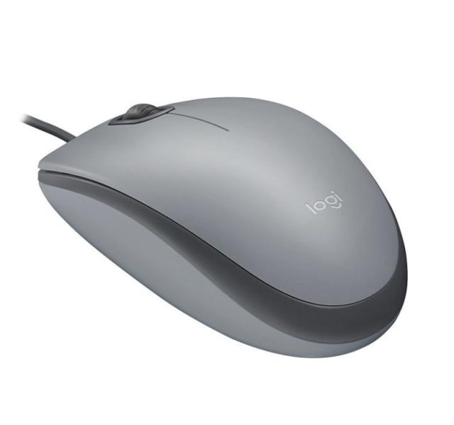 Мишка Logitech M110 Silent, оптична (1000dpi), USB, сива