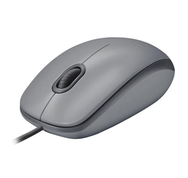 Мишка Logitech M110 Silent, оптична (1000dpi), USB, сива