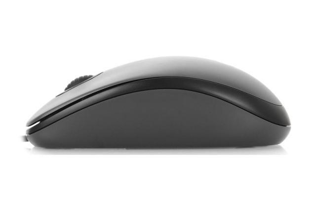 Мишка Logitech M100, оптична (1000dpi), черна/сива, USB