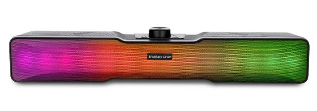 Soundbar Spartan Gear Orpheus RGB, 3.5mm стерео жак, Bluetooth , 10W