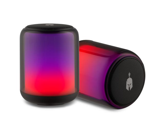 Тонколони Spartan Gear Syrinx M Medium RGB 2.0, 3.5mm стерео жак, Bluetooth, 10W