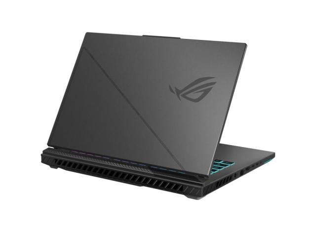 Лаптоп Asus ROG Strix G16 G614JU-N3218, Intel Core i7-13650HX 14C (2.6/4.9GHz, 24MB Cache),16" (40.64cm) WUXGA IPS 165Hz Anti-Glare Display, NVIDIA GF RTX 4050 6GB, 16GB DDR5, 1TB SSD NVMe, HDMI, 2x USB-C, Free DOS