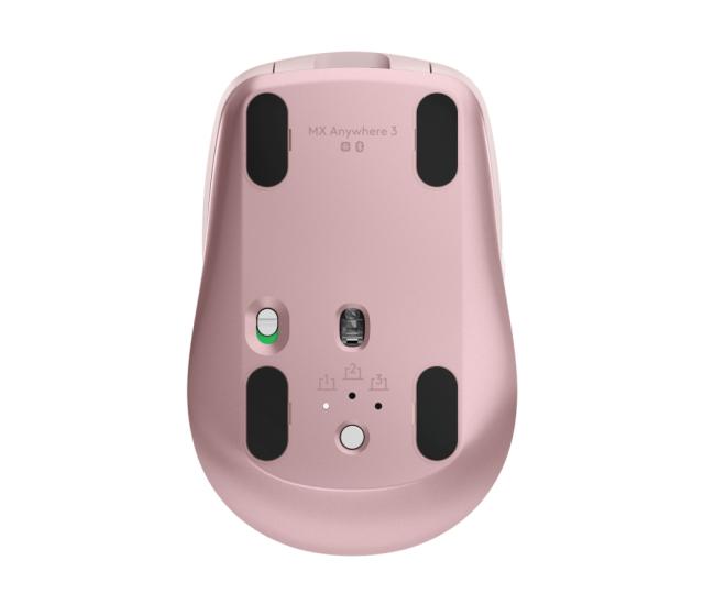 Мишка Logitech MX Anywhere 3, оптична (4000 dpi), Bluetooth/Wireless, розов