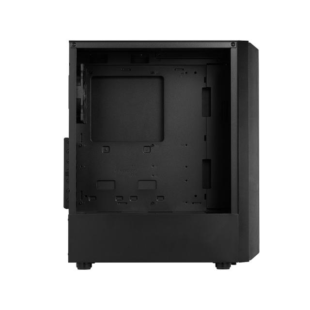 Кутия ADATA VALOR STORM BLACK, 2 x USB 3.2 Gen 1, Mini-ITX, Micro-ATX, ATX