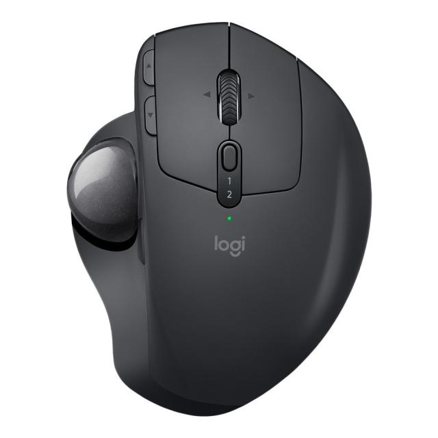 Мишка Logitech MX Ergo, оптична (2000 dpi), Trackball, Bluetooth/Wireless, графит