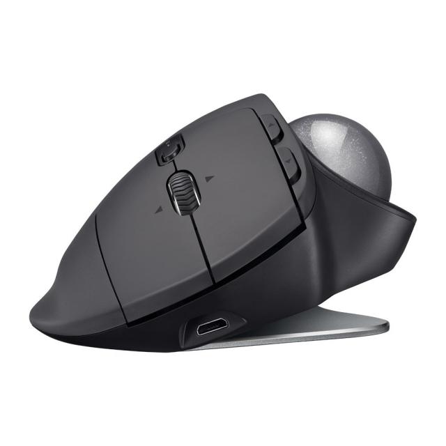 Мишка Logitech MX Ergo, оптична (2000 dpi), Trackball, Bluetooth/Wireless, графит