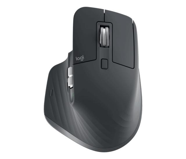 Мишка LOGITECH MX Master 3 Advanced, лазерна (4000 dpi), USB, 7 програмируеми бутона, Bluetooth/Wireless, черна