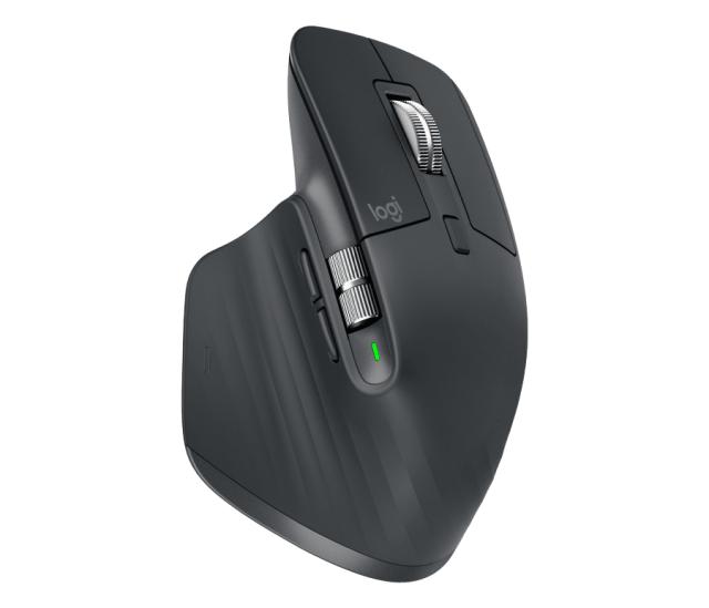 Мишка LOGITECH MX Master 3 Advanced, лазерна (4000 dpi), USB, 7 програмируеми бутона, Bluetooth/Wireless, черна