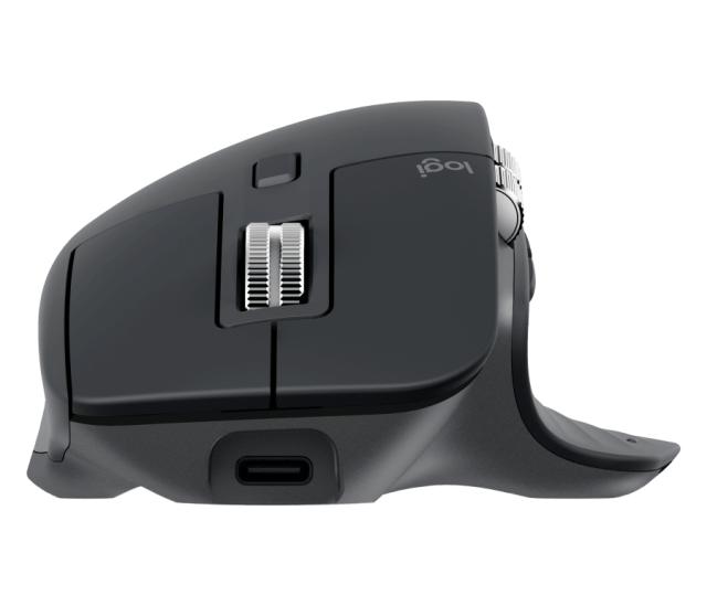 Мишка LOGITECH MX Master 3 Advanced, лазерна (4000 dpi), USB, 7 програмируеми бутона, Bluetooth/Wireless, черна