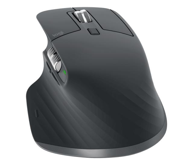 Мишка LOGITECH MX Master 3 Advanced, лазерна (4000 dpi), USB, 7 програмируеми бутона, Bluetooth/Wireless, черна