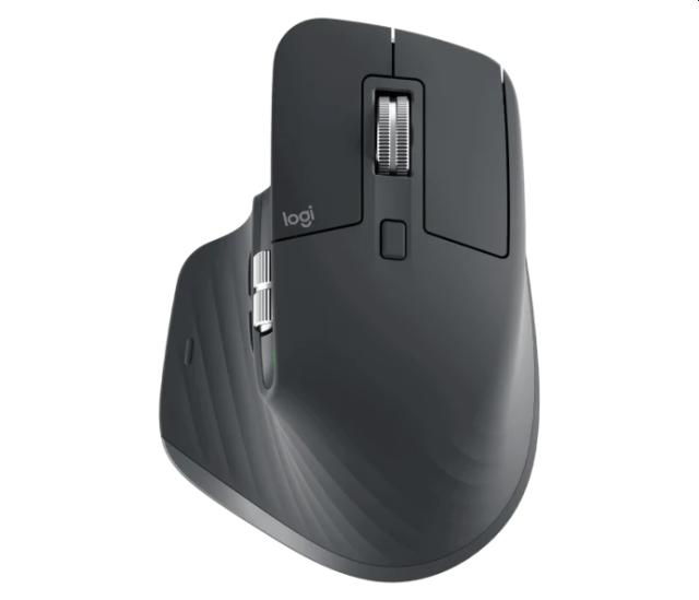 Мишка Logitech MX Master 3S, оптична (8000 dpi), Wireless, 7 бутона, графит