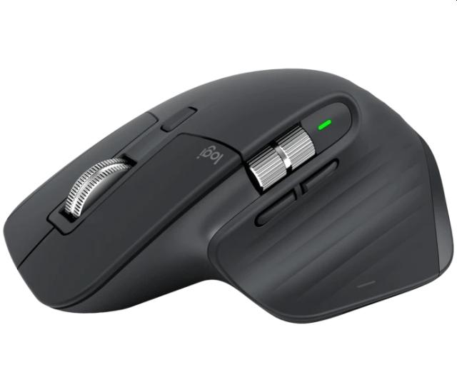 Мишка Logitech MX Master 3S, оптична (8000 dpi), Wireless, 7 бутона, графит