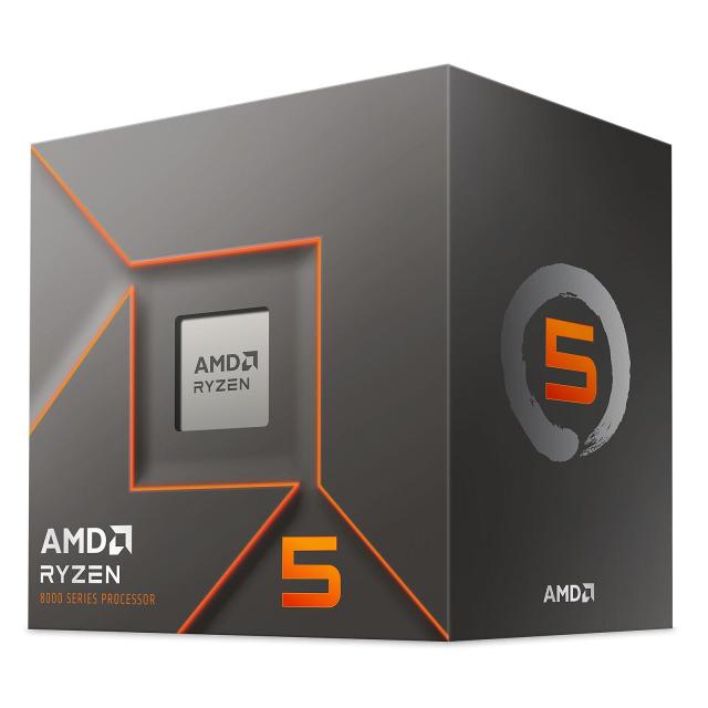 Процесор AMD RYZEN 5 8400F 6C (4.2 / 4.7 GHz, 22MB Cache), 65W, AM5, BOX