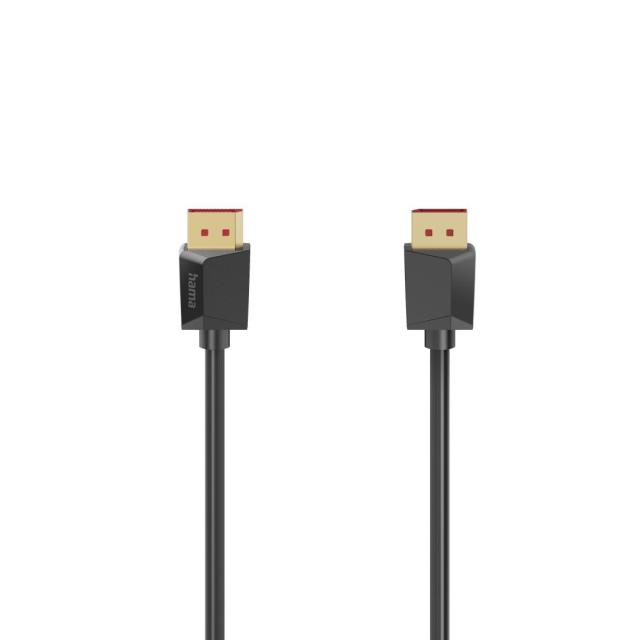 Кабел HAMA DisplayPort към DisplayPort 2.1, Ultra-HD 8K, 2.00 m