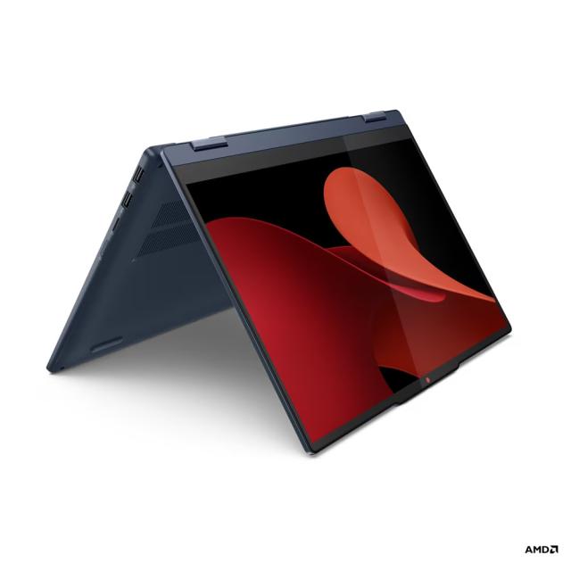 Лаптоп Lenovo IdeaPad 5 2-in-1 14AHP9, 14.0" (35.56 cm), Full HD+, Touchscreen , AMD Ryzen 5 8645HS 6C (4.3/5.0GHz, 16MB), AMD Radeon 760M, 16GB LPDDR5x, 512GB SSD, Windows 11 Home