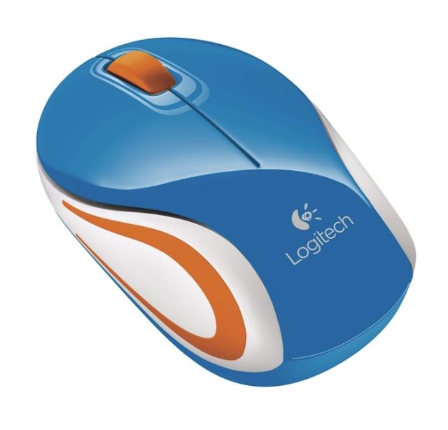Мишка Logitech Wireless Mini Mouse M187 blue
