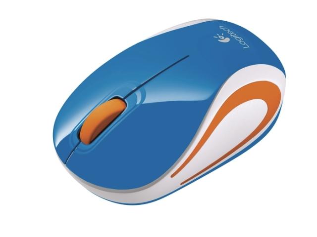 Мишка Logitech Wireless Mini Mouse M187 blue