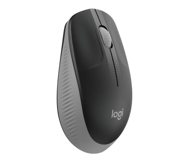 Мишка Logitech M190, оптична (1000dpi), Wireless, черно/сива