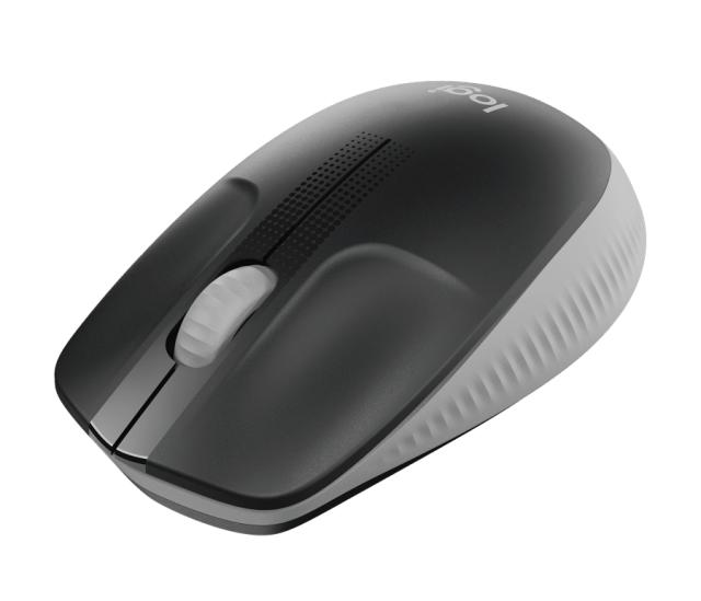 Мишка Logitech M190, оптична (1000dpi), Wireless, черно/сива