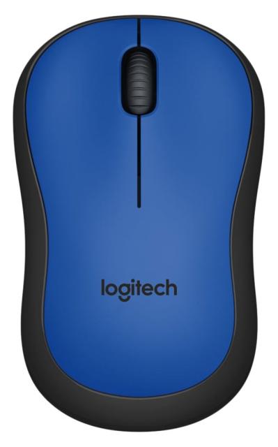 Мишка Logitech M220 Silent, оптична (1000dpi), Wireless, синя