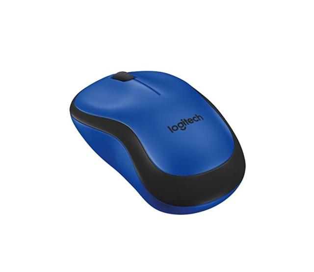 Мишка Logitech M220 Silent, оптична (1000dpi), Wireless, синя