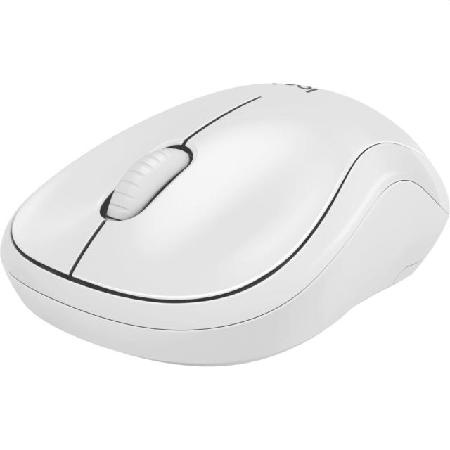 Мишка Logitech M220 Silent, оптична (1000dpi), Wireless, бяла