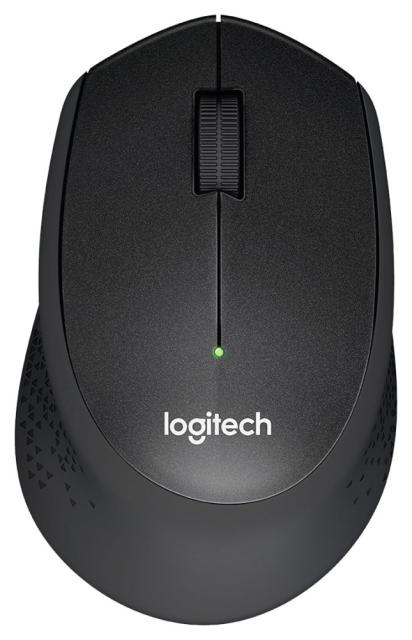 Мишка Logitech M330 Silent Plus, оптична (1000 dpi), Wireless, черна