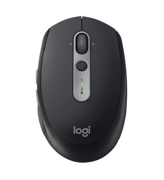 Мишка Logitech M590 Silent Mid Graphite, оптична (1000 dpi), Wireless, тъмно сива