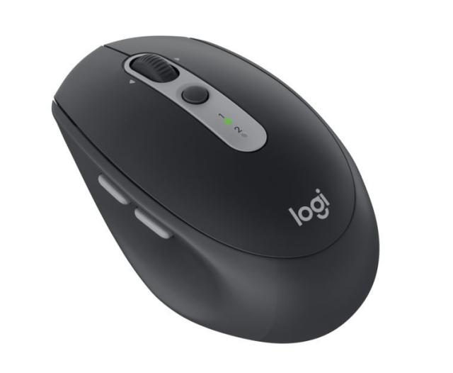 Мишка Logitech M590 Silent Mid Graphite, оптична (1000 dpi), Wireless, тъмно сива