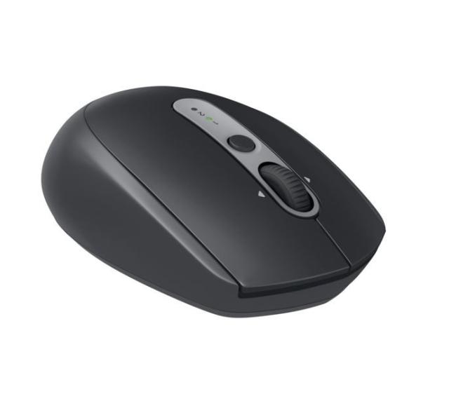 Мишка Logitech M590 Silent Mid Graphite, оптична (1000 dpi), Wireless, тъмно сива