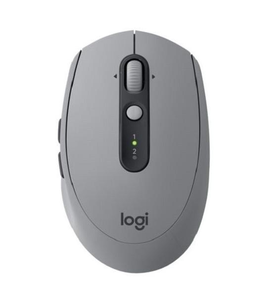 Мишка Logitech M590 Silent Mid grey tonal, оптична (1000 dpi), Bluetooth/Wireless, сива