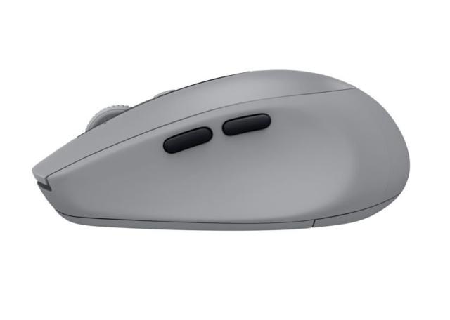 Мишка Logitech M590 Silent Mid grey tonal, оптична (1000 dpi), Bluetooth/Wireless, сива